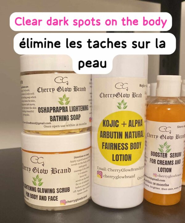 Clear dark spots on the body