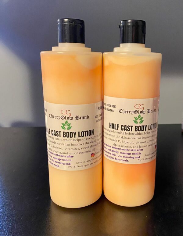 Super lightening half cast body lotion 500ml x2