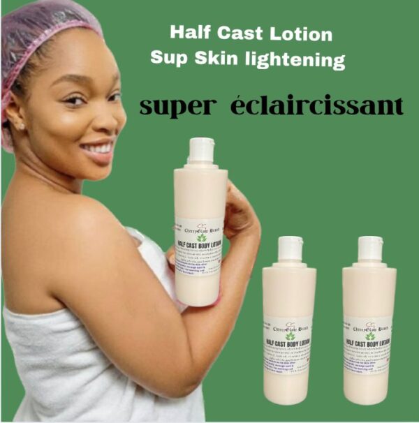 half castx1 Super lightening half cast body lotion 500ml x2